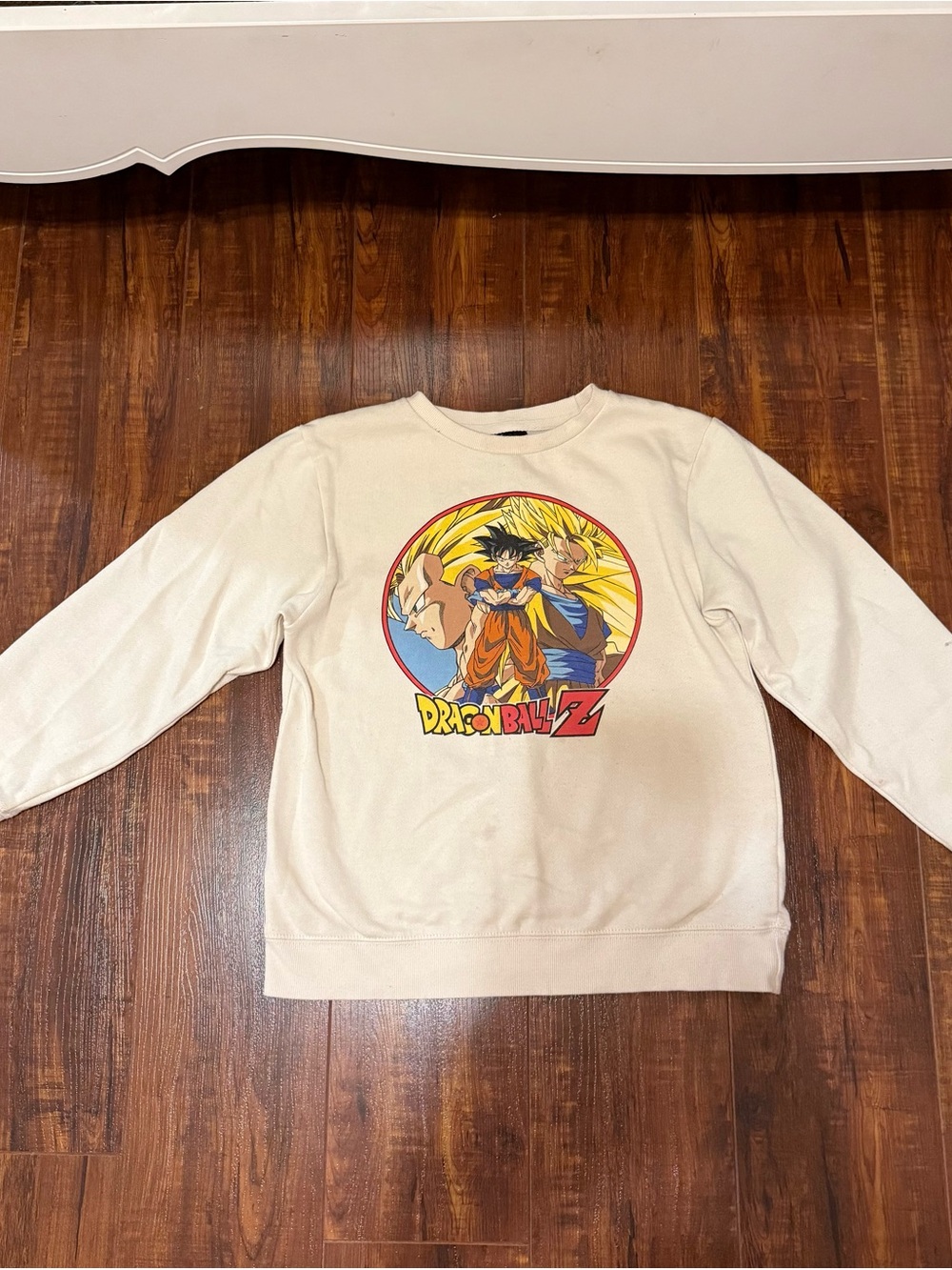Dragon Ball Z Kids Cream Graphic Sweatshirt